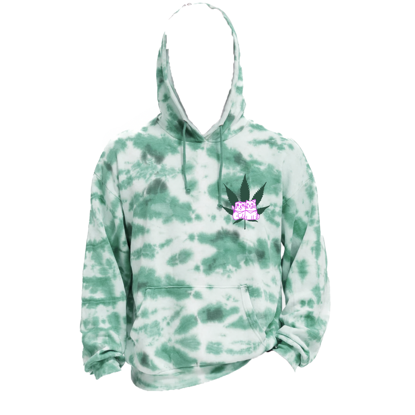 Alley Cats 420 Limited Edition Hoodie - Green