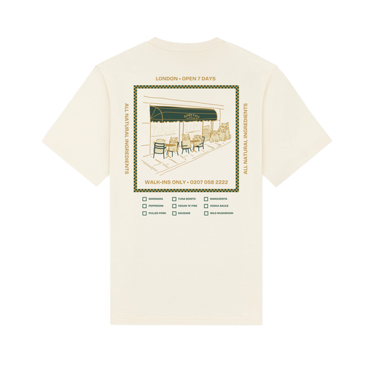 Alley Cats Pocket T Shirt Unisex - Off White